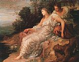 Island Canvas Paintings - Ariadne on the Island of Naxos